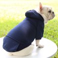 thumbnail image 3 of Sudadera con capucha de otoño e invierno con bolsillo para perros, ropa de dos patas, estilo deportivo, ropa para mascotas, ropa y suministros finos de felpa para perros y gatos, 3 of 5