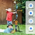 thumbnail image 6 of TERRAMUS Kids Archery Target Game Set, 2-Pack Luminescent Active Bows with Pneumatic Launchers Vacuum Suction Arrows Toys for Boys Girls Ages 5-11+, 6 of 7
