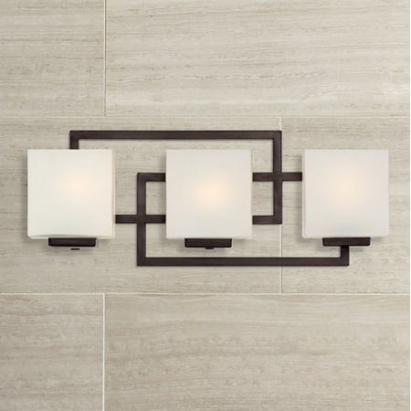 Possini Euro Design Lighting On The Square 21 Wide Bronze Bath Wall Light Possini Euro Design Lighting On The Square 21 Wide Bronze Bath Wall Light
