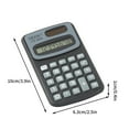 thumbnail image 3 of PEONAVET Solar Calculator Basic Standard Calculators Mini Digital Desktop Calculator with 8-Digit LCD Display, Battery Solar Power Smart Calculator Pocket Size for Home School for, 3 of 9