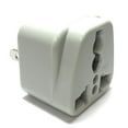 thumbnail image 4 of Seven Star Universal Travel Plug Adapters For USA (3 Pack, Universal to USA - 2 Flat Pins - Type A, White), 4 of 5