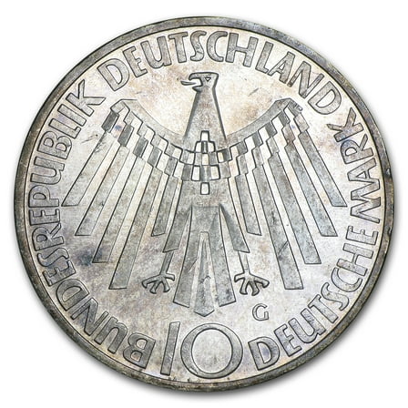 Germany Silver 10 Deutsche Mark Commems BU/Proof (1972-1997)