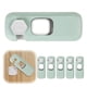 thumbnail image 2 of Billuyoard Cerradura de seguridad para bebés, 5 piezas, sin BPA, inodoro, no tóxico, fácil instalación, cerradura Universal para gabinete de Conjuntos de muebles de dormitorio Verde, 2 of 6