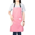 thumbnail image 1 of SAYFUT 2 Piece, Adjustable Neck Bib Aprons, Chef Cooking Apron, Big Pocket, for Home, Commercial, Restaurant Kitchen, Red, 1 of 6