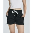 thumbnail image 5 of Real Essentials 3 Pack: Women’s Cotton French Terry Shorts Pockets - Casual Athletic Lounge (Available In Plus), 5 of 6