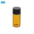 thumbnail image 3 of Unique Bargains 5mL Media Storage Bottle, 50 Pack Reagent Media Bottle Glass Bottles with Plastic Screw Cap for Lab, Amber, 3 of 5