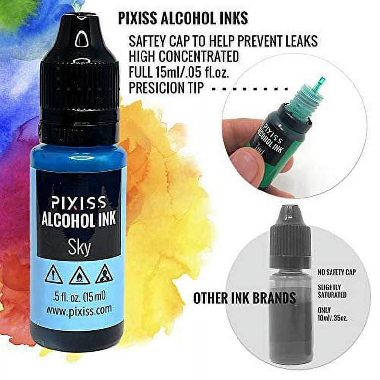 LET'S RESIN White Alcohol Ink,alcohol-based Pigment Ink for Epoxy