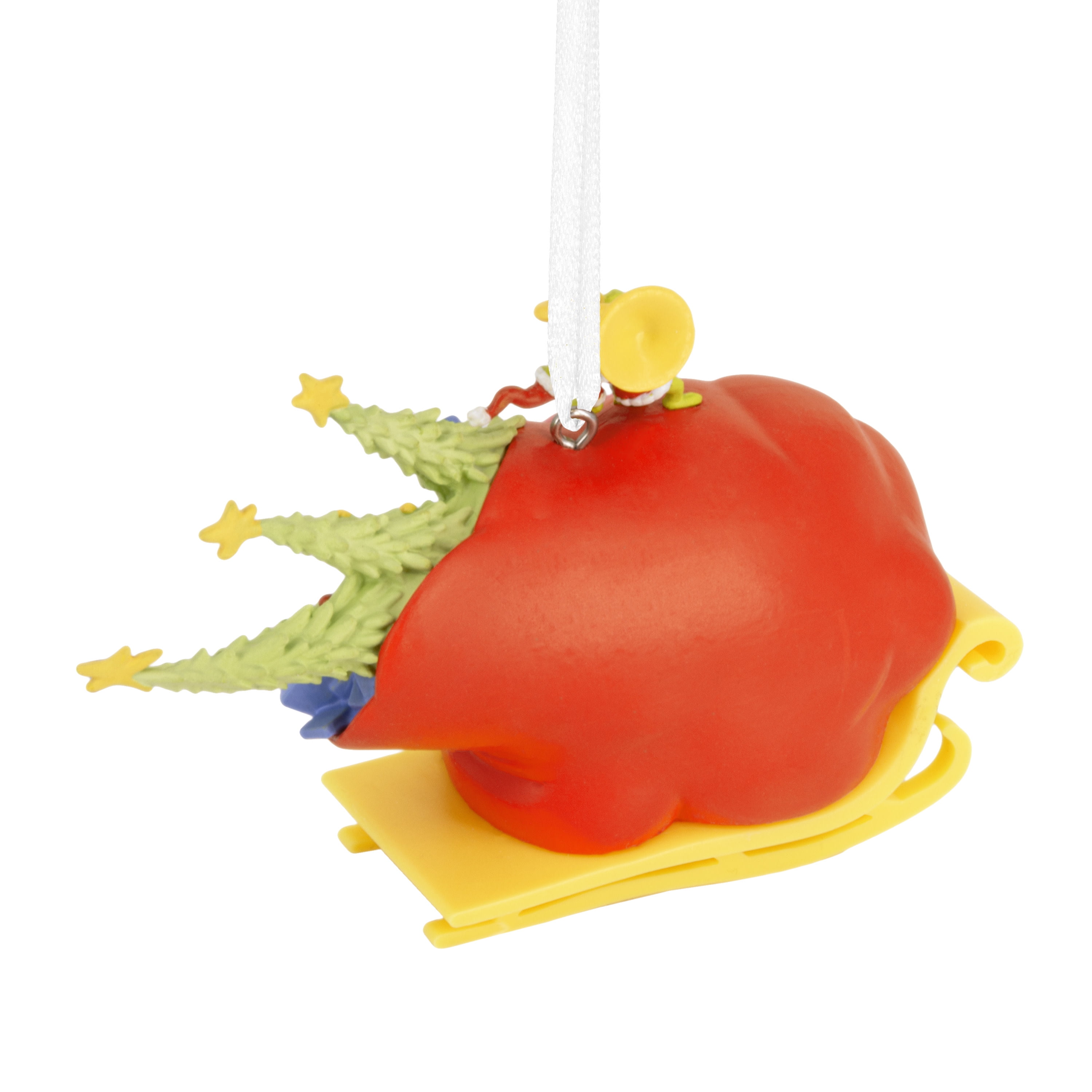 Hallmark Ornament TPR Figural Grinch Sleigh, 1 Count