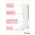 thumbnail image 3 of MeMoi  Pointelle Cotton Blend Knee High Sock - Girls - Female, 14, White, 3 of 7