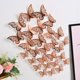 thumbnail image 4 of 12 Piezas De Lámpara De Mariposa Luminosa Hueco Decoración De Tarta Pared Del Hogar Flores Gran Mezcla, 4 of 4