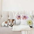 thumbnail image 4 of Ambesonne Cactus Throw Pillow Cover 2 Pack, Watercolored Flowers, 18", Pink and White, 4 of 7