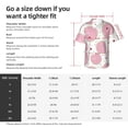 thumbnail image 3 of Pink Biscuit Cherry Men's 3d Print Casual Button Down Shirts, Novelty Hawaiian Short Sleeves 2xl, 3 of 8