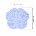 thumbnail image 3 of Silicone Dog & Cat Lick Mat with Suction Cups - Anxiety Relief/Promotes Healthy Eating/Frozen & Dishwasher Safe - Pet Peanut Butter Lick Pad(cat paw shape-Sky Blue), 3 of 6