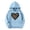 Blue, variant on Girls Oversized Hoodies Y2k Cheetah Heart Graphic Long Sleeve Hooded Sweatshirts Teen Preppy Kangaroo Pocket Pullover Tops 3-14Years