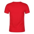 thumbnail image 5 of BXINGOHAI Men's Short Sleeve Upf 50+ T-Shirt Quick Dry Athletic Running Swim Top Tee Performance Water Shirts Red,M, 5 of 6