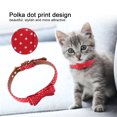 thumbnail image 3 of Beautiful Pet Cat Collar, Adjustable Cat Dog Bow Tie, Comfortable Black Dog Collar For Pet Cat Dog Pet Collar ANGGREK Polka Dot Bow Tie, 3 of 8