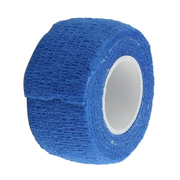 QARUN 2.5cm First Aid Finger -Adhesive Gauze Tape Blue