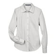 thumbnail image 4 of Devon & Jones D620W Women's Crown Collection Broadcloth Woven Dress Shirt-Silver-L, 4 of 5