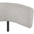 thumbnail image 4 of Meridian Furniture Rivage Beige Linen Textured Fabric Dining Chair (Set of 2), 4 of 8