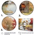 thumbnail image 3 of Designart "Ohio Countryside Charm Rural Beauty" Ohio Metal Wall Art Set, 3 of 5
