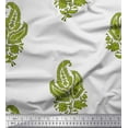 thumbnail image 1 of Soimoi Japan Crepe Satin Fabric Floral & Paisley Block Decor Fabric Printed Yard 42 Inch Wide, 1 of 3