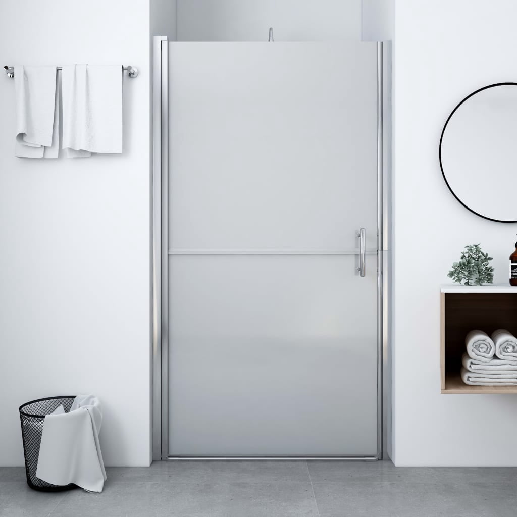 vidaXL Pivot Shower Door Bathroom Bath Screen Shower Enclosure Tempered Glass