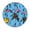 Fclock012, variant on YladaFaie Bathroom Kitchen Wall Clock Vintage Flamingo Round Wall Clock Battery Operated Non Ticking Creative Decorative Clock for Kids Living Room Bedroom Office Kitchen Home Decor 12 Inch