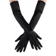 thumbnail image 1 of Long Opera Party Satin Glove, Easy Cleaning Long Satin Gloves Cosplay Comfortable  For Women For Party For Wedding, 1 of 1