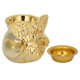 thumbnail image 3 of Quemador de incienso de cerámica con diseño de búho dorado, difusor de aroma, portavelas para sauna, meditación, salón de belleza, 3 of 10