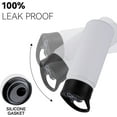 thumbnail image 3 of 24 oz Insulated Water Bottle Bulk 8 Pack, Stainless Steel Sports Water Bottles with Straw Lid & Wide Mouth Lids, Double Walled Vacuum, Leak Proof, 3 of 8