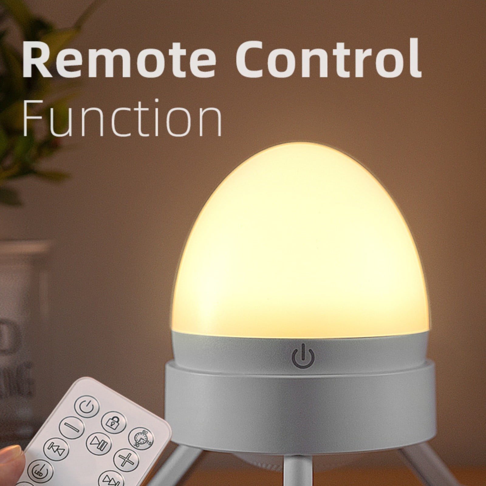 Rechargeable Sleep Aid Machine with White Noise Nature Sounds and Color Changing Night Light, Remote Controlled Egg-Shaped Sound Machine for Babies Toddlers Elderly and Insomnia Relief