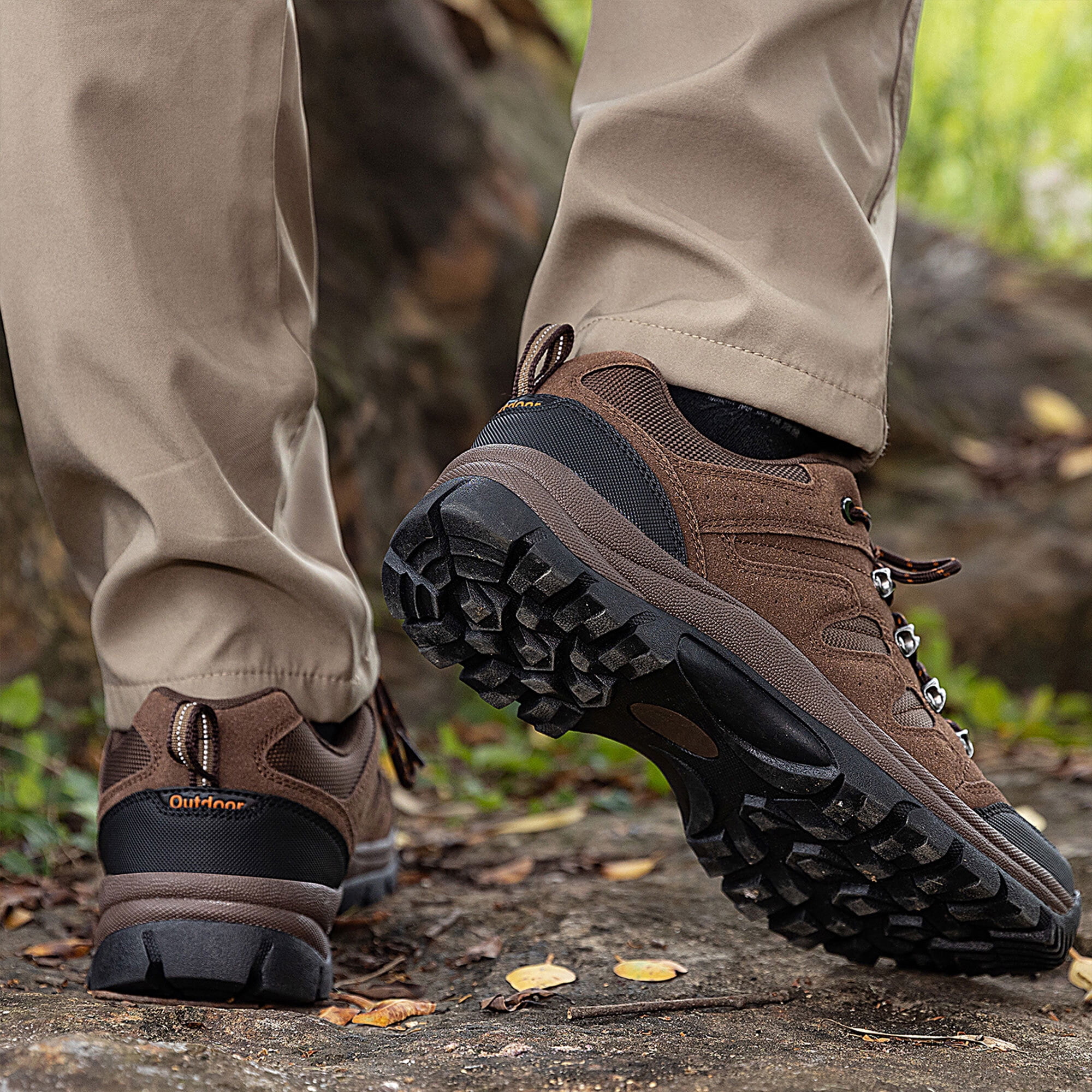 CC-Los Men's Walking Shoes Lightweight Breathable Hiking Sneakers Size 7-13
