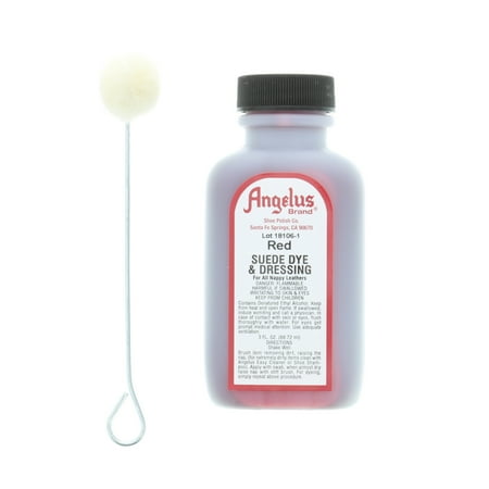 UPC: 0086366520642 | Angelus® Suede Dye  3 oz. Red