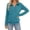 Green, variant on Womens Pullover Collared V Notch Placket Tunic Long Sleeve Banded Hem Relaxed Fit Top
