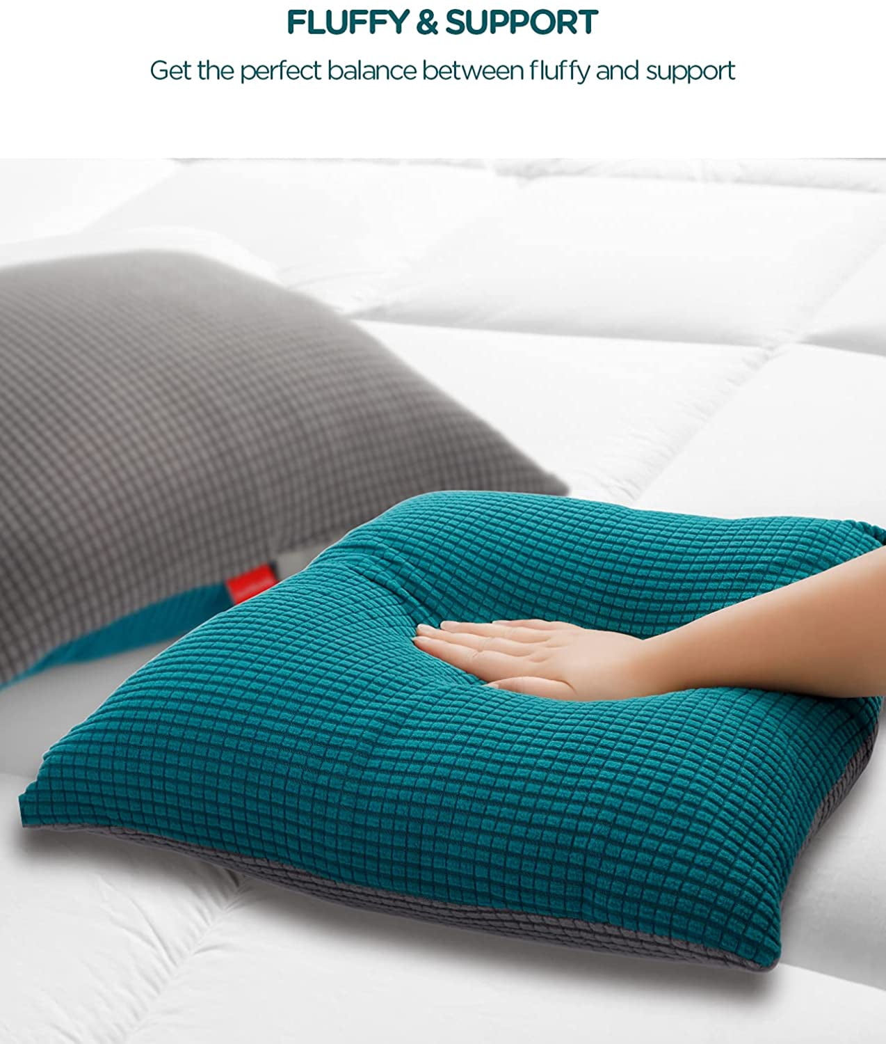 Heated Pillow for Lumbar Support, Electric Pillow for Back Pain Relief, Flannel USB Heating Pillows for Period Cramp/Abdomen/Neck, Birthday Gift for Mom Dad, 17.7" x 17.7"