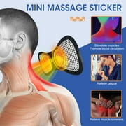 Portable Mini Massager with 5 pcs Free Gel Pads, Mini Neck Massager Cervical Massage, Back Massagers,Whole Body Massager
