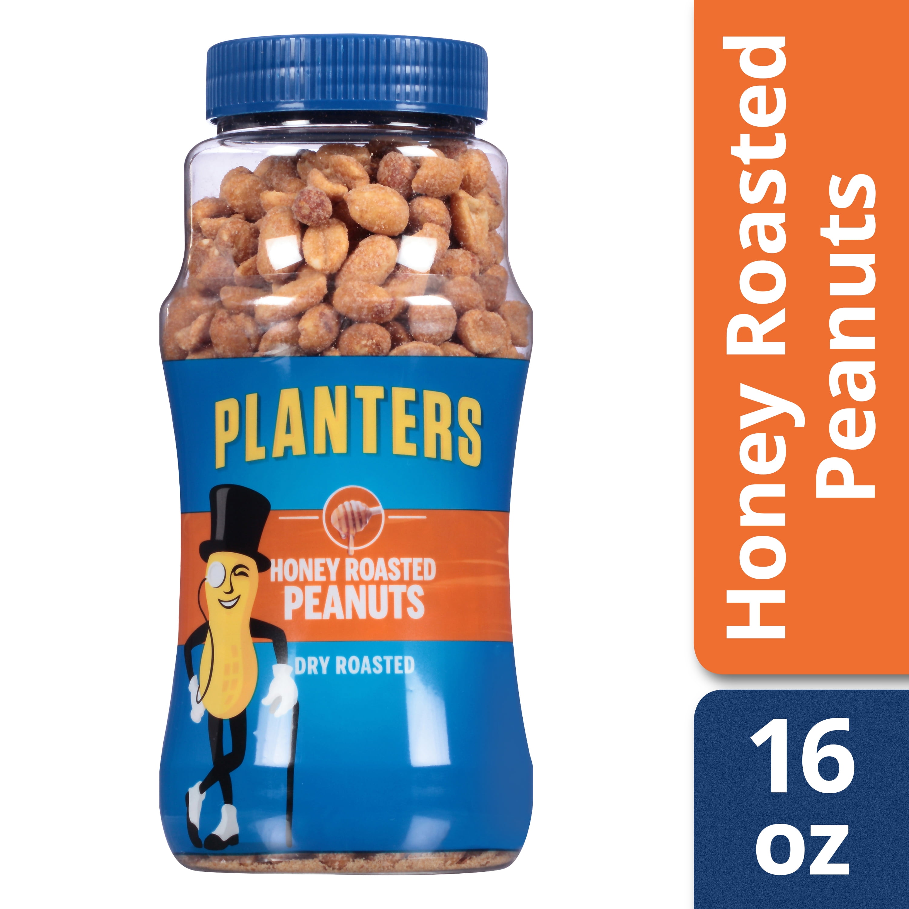 Planters Honey Roasted Peanuts, 16 oz Jar - Walmart.com3000 x 3000