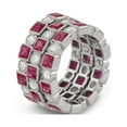 thumbnail image 2 of Sterling silver cr ruby ring, 2 of 2