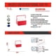 thumbnail image 2 of Hielera Personal 5 Cuartos Roja 5205-753 Coleman, 2 of 6