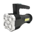 thumbnail image 1 of Linterna LED USB antorcha recargable de largo alcance potente luz de brillo IP44 impermeable brillante foco brillante Emergencia al aire libre Tipo 2 Inevent OD017119-02B, 1 of 7