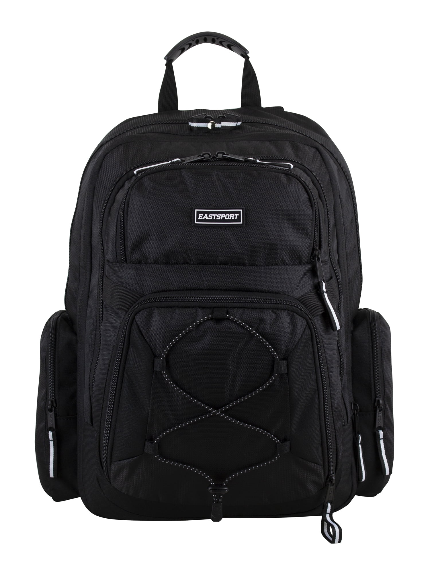 Eastsport Bungee Expandable Unisex Backpack Black