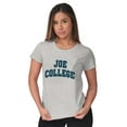 thumbnail image 3 of Joe College Student Drinking Party Womens Fitted Plus Size Graphic Tee Brisco Brands 2X, 3 of 5