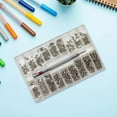 thumbnail image 4 of Small Screws Assortment Stainless Steel Repair Tool Hand Tool Replacement Machine Screws Tiny Micro Screws Set for Electronics Eyeglasses Style A, 4 of 9