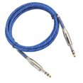 thumbnail image 2 of 1 pieza Cable de 1/4 ''6.35mm de Instrumentos electricos Audio Música con Instrumentos musical - 1.8m SM SunniMix Cable de conexión TRS, 2 of 8