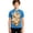 0#Sky Blue821, variant on Lullu Toddler Boys Funny Animal Graphic T Shirt Cute Cat Print Short Sleeve Round Neck T-Shirt Top, Sizes 3-4