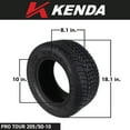thumbnail image 2 of Kenda 277010N4 205/50-10 Pro Tour 4 Ply Tubeless Golf Cart Tires 4 Pack, 2 of 9