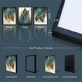 thumbnail image 6 of Black Framed Wall Art For Living Room Family Wall Decor For Bedroom Abstract Leaves Paintings Print Modern Office Decor Kitchen Wall Pictures Artwork Bathroom Home Decorations 12" X 16" 3 Piece, 6 of 6