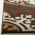 thumbnail image 3 of SAFAVIEH Newbury Chauncey Floral Area Rug, Brown/Red, 5'1" x 7'6", 3 of 5