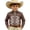 00&Brown6, variant on Kiijoy Boys Long Sleeve Western Shirt Vintage Cowboy Button Down Shirt Top, Sizes 4-11