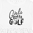 thumbnail image 4 of Inktastic Girls Gotta Golf Girls Toddler Dress, 4 of 5